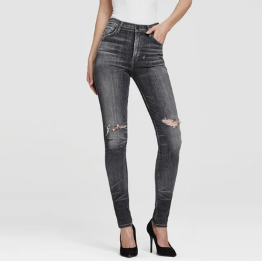 CITIZENS OF HUMANITY Premium Vintage Carlie High Rise Skinny Jeans Darkside 27